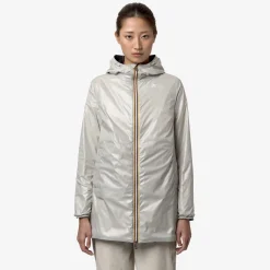 K-WAY Sophie Plus.2 Reversible - Jackets - Mid - Woman - Blue D-Beige Lt Best