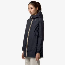 K-WAY Sophie Plus.2 Reversible - Jackets - Mid - Woman - Blue D-Beige Lt Best