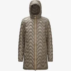 K-WAY Sophie Quilted Warm - Jackets - Mid - Woman - Beige Taupe Flash Sale