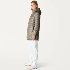 K-WAY Sophie Quilted Warm - Jackets - Mid - Woman - Beige Taupe Flash Sale