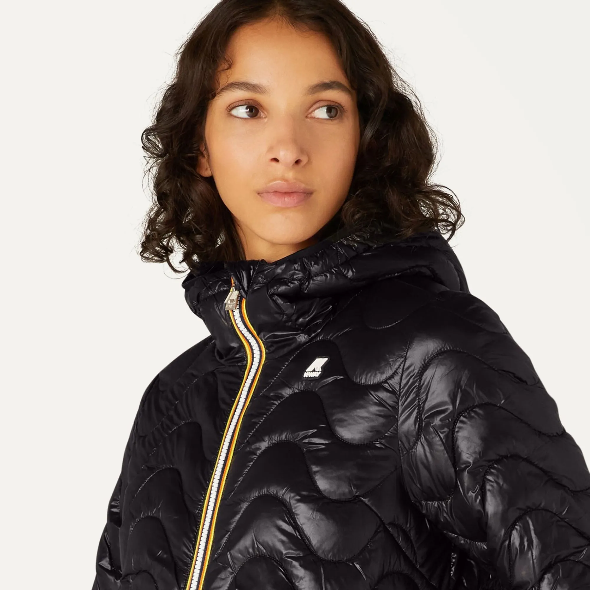 K-WAY Sophie Quilted Warm - Jackets - Mid - Woman - Black Pure Shop