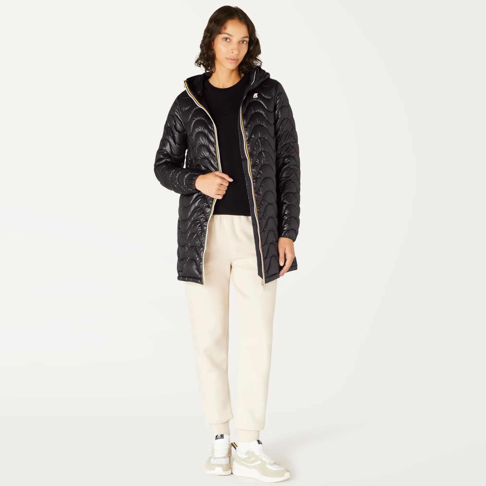 K-WAY Sophie Quilted Warm - Jackets - Mid - Woman - Black Pure Shop