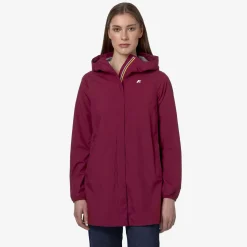 K-WAY Sophie Stretch Dot - Jackets - Mid - Woman - Red Dk Hot