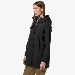 K-WAY Sophie Stretch Dot - Jackets - Mid - Woman - Black Pure Cheap