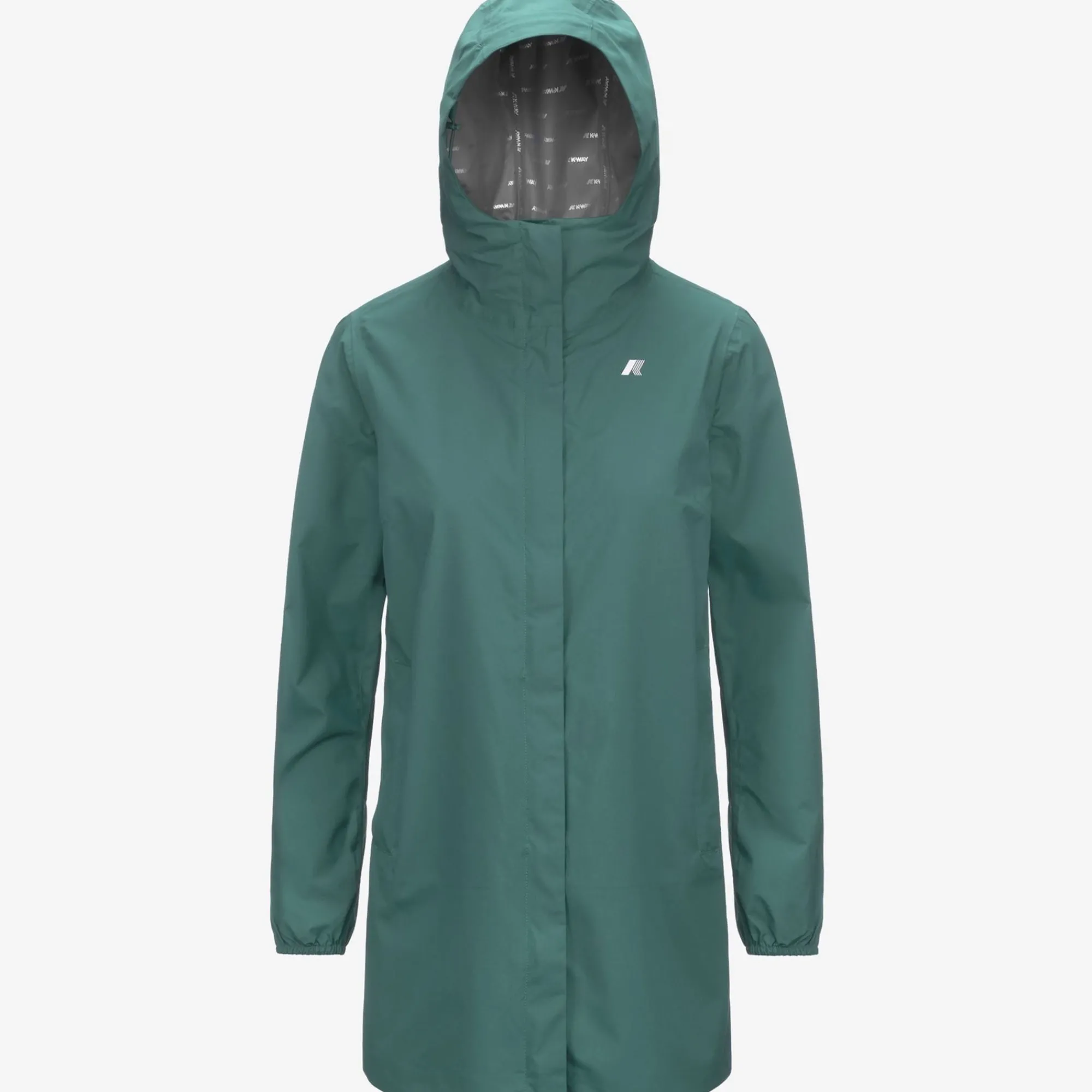 K-WAY Sophie Stretch Dot - Jackets - Mid - Woman - Green Palm Discount