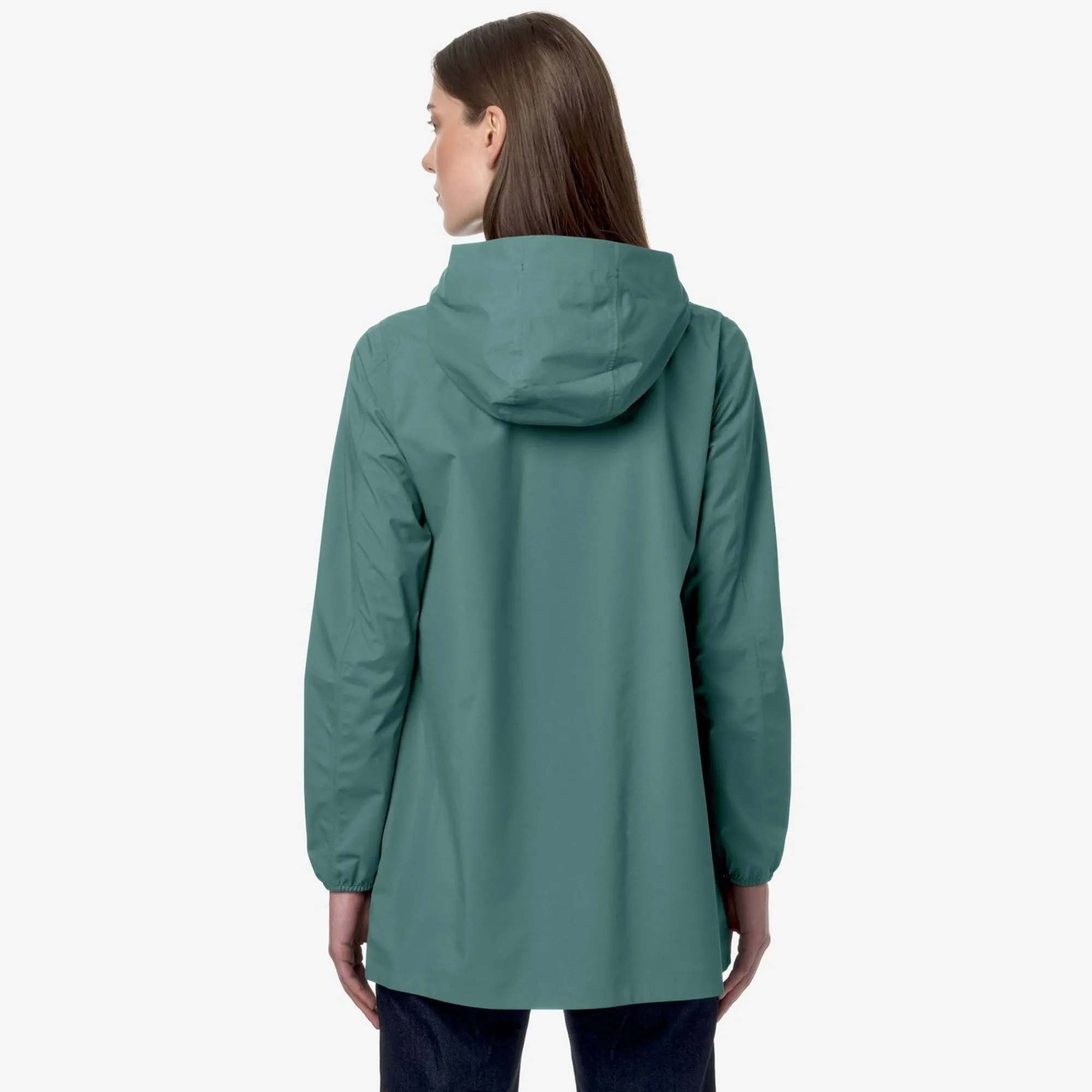 K-WAY Sophie Stretch Dot - Jackets - Mid - Woman - Green Palm Discount