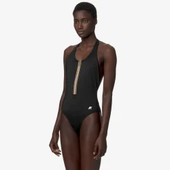 K-WAY Sylvie Beach - Bathing Suits - Swimsuit - Woman - Black Pure Fashion