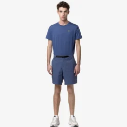 K-WAY Taprinne - Shorts - Cargo - Man - Blue Fiord Best Sale