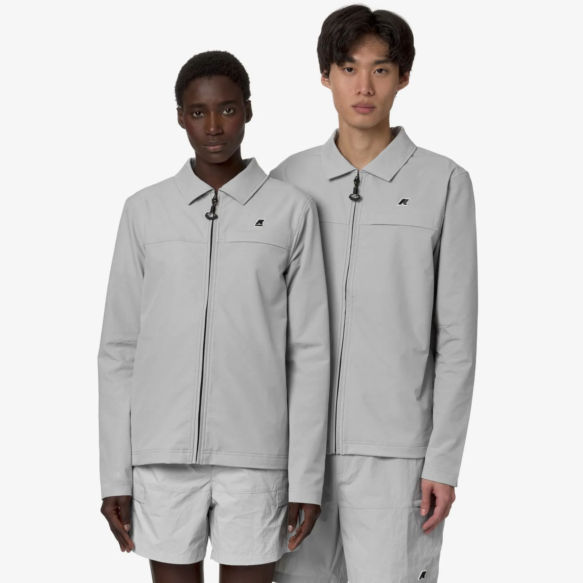 K-WAY Tarkirk - Fleece - Jacket - Unisex - Grey Ash Clearance