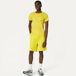K-WAY Theotime Light Spacer - Shorts - Sportshorts - Man - Yellow Sunstruck Sale