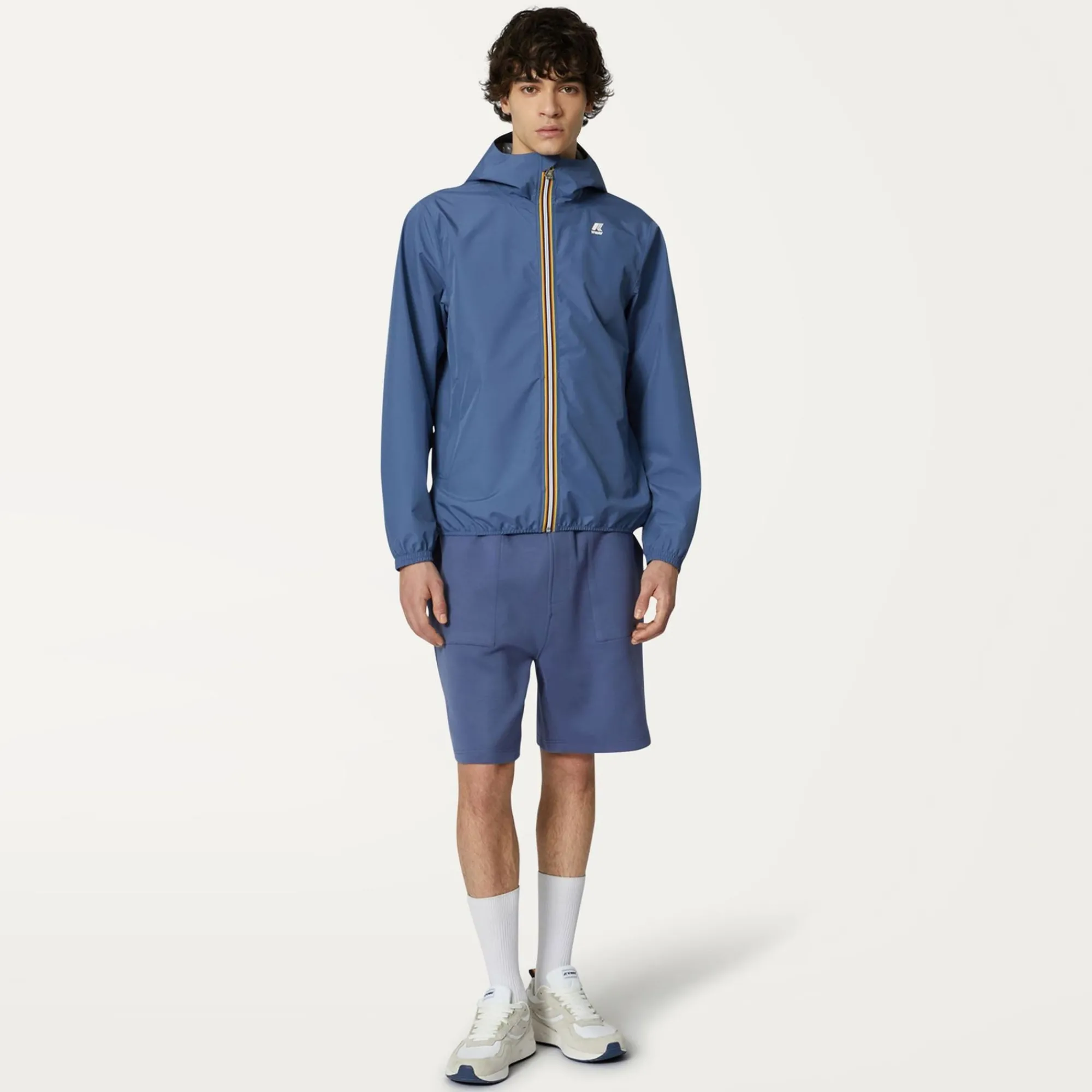 K-WAY Theotime Light Spacer - Shorts - Sportshorts - Man - Blue Indigo Cheap