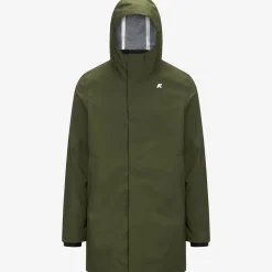 K-WAY Tommy Bonded Jersey - Jackets - 3/4 Length - Man - Green Cypress Store