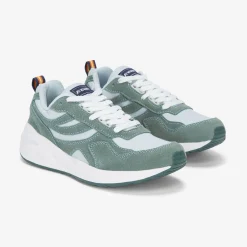 K-WAY Training 3.0 Laces - Sport Shoes - Low Cut - Unisex - Grey Lt-Green Laurel-White Sale