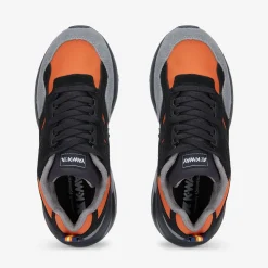 K-WAY Training 3.0 Laces - Sport Shoes - Low Cut - Unisex - Orange-Black-Mid Grey Cheap