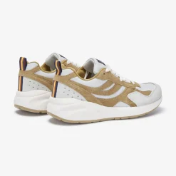 K-WAY Training 3.0 Laces - Sport Shoes - Low Cut - Unisex - Grey Lt-Beige Khaki-White Shop