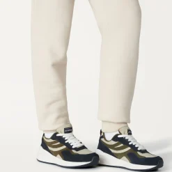 K-WAY Training 3.0 Laces - Sport Shoes - Low Cut - Unisex - Beige Grey-Blue Depth-Green Blackish Clearance