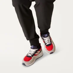 K-WAY Training 3.0 Laces - Sport Shoes - Low Cut - Unisex - Red-Lt Gray-White-Blu Navy Clearance