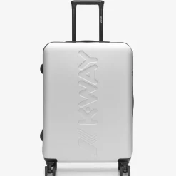 K-WAY Trolley Medium - Luggage Bags - Trolley - Unisex - White-Blue Md Cobalt Outlet