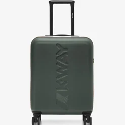 K-WAY Trolley Small - Luggage Bags - Trolley - Unisex - Green Blackish-Blue Md Cobalt Best