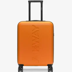 K-WAY Trolley Small - Luggage Bags - Trolley - Unisex - Orange-Blue Md Cobalt Clearance