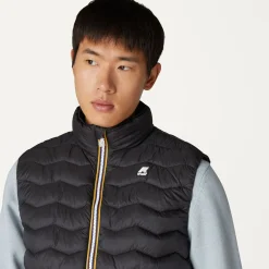 K-WAY Valen Quilted Warm - Jackets - Vest - Man - Black Pure Best Sale