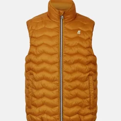 K-WAY Valen Quilted Warm - Jackets - Vest - Man - Yellow Sunflower Best Sale