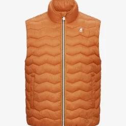 K-WAY Valen Quilted Warm - Jackets - Vest - Man - Orange Copper Outlet