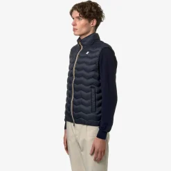 K-WAY Valen Quilted Warm - Jackets - Vest - Man - Blue Depth Fashion