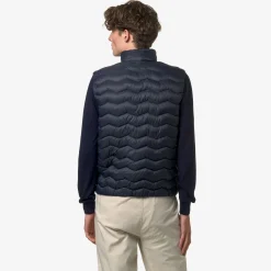 K-WAY Valen Quilted Warm - Jackets - Vest - Man - Blue Depth Fashion
