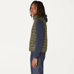K-WAY Valen Quilted Warm - Jackets - Vest - Man - Green Blackish Store