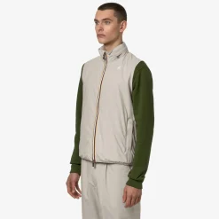 K-WAY Valen Stretch Dot - Jackets - Vest - Man - Beige Lt Hot