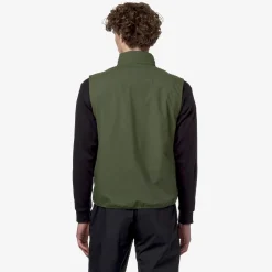 K-WAY Valen Stretch Dot - Jackets - Vest - Man - Green Cypress New