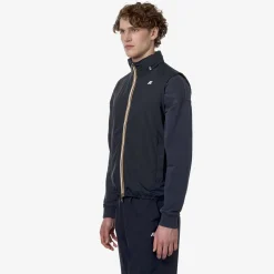 K-WAY Valen Stretch Dot - Jackets - Vest - Man - Blue Depth Best