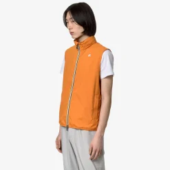 K-WAY Valen Stretch Dot - Jackets - Vest - Man - Orange Md Store