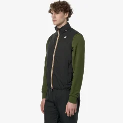 K-WAY Valen Stretch Dot - Jackets - Vest - Man - Black Pure Best Sale