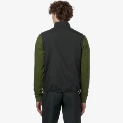 K-WAY Valen Stretch Dot - Jackets - Vest - Man - Black Pure Best Sale