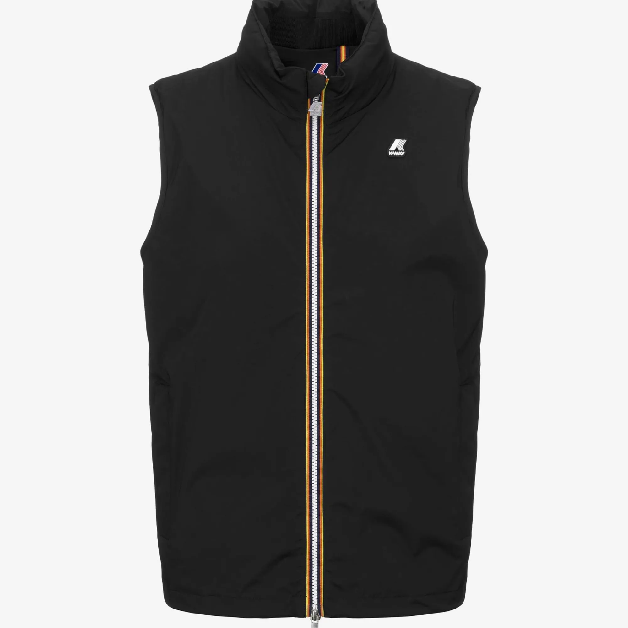 K-WAY Valen Stretch Nylon Jersey - Jackets - Short - Man - Black Pure Cheap