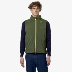 K-WAY Valen Stretch Nylon Jersey - Jackets - Short - Man - Green Cypress Clearance