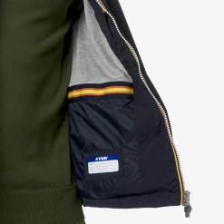 K-WAY Valen Stretch Nylon Jersey - Jackets - Short - Man - Blue Depth Store