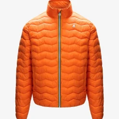 K-WAY Valentine Quilted Warm - Jackets - Short - Man - Orange Rust Online