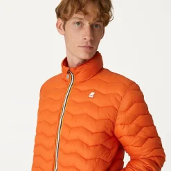 K-WAY Valentine Quilted Warm - Jackets - Short - Man - Orange Rust Online