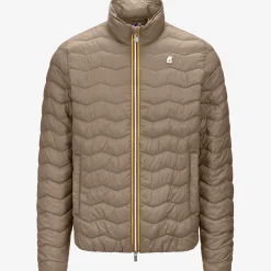 K-WAY Valentine Quilted Warm - Jackets - Short - Man - Beige Taupe Best