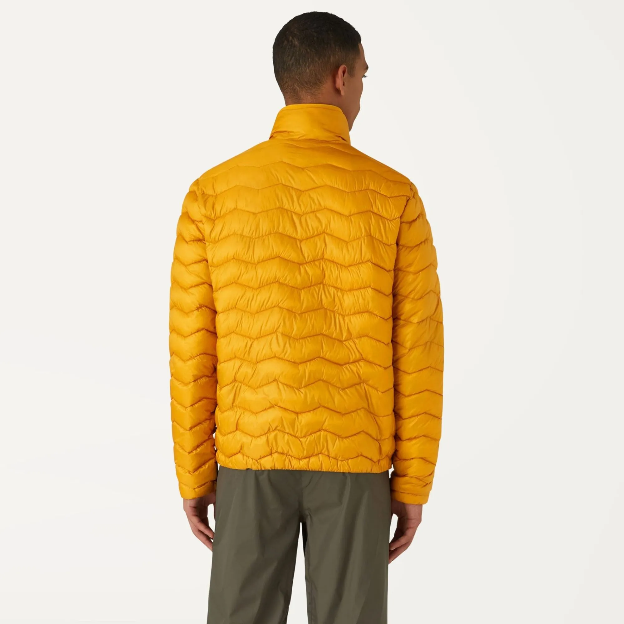 K-WAY Valentine Quilted Warm - Jackets - Short - Man - Yellow Sunflower New