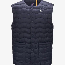 K-WAY Valty Quilted Warm - Jackets - Vest - Man - Blue Depth Best Sale