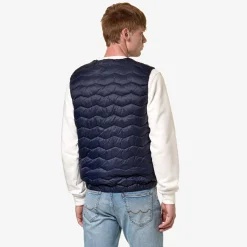 K-WAY Valty Quilted Warm - Jackets - Vest - Man - Blue Depth Best Sale