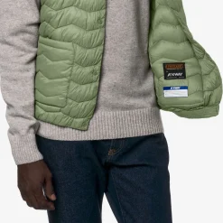 K-WAY Valty Quilted Warm - Jackets - Vest - Man - Green Sage Discount