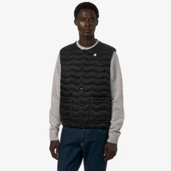 K-WAY Valty Quilted Warm - Jackets - Vest - Man - Black Pure Best