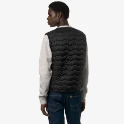 K-WAY Valty Quilted Warm - Jackets - Vest - Man - Black Pure Best
