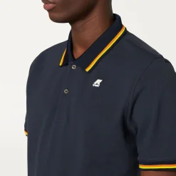 K-WAY Vince - Polo Shirts - Polo - Man - Blue Depth Hot