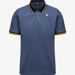 K-WAY Vince - Polo Shirts - Polo - Man - Blue Indigo Sale